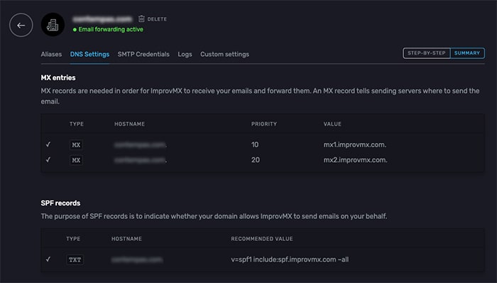 Adding the domain in the Vercel project